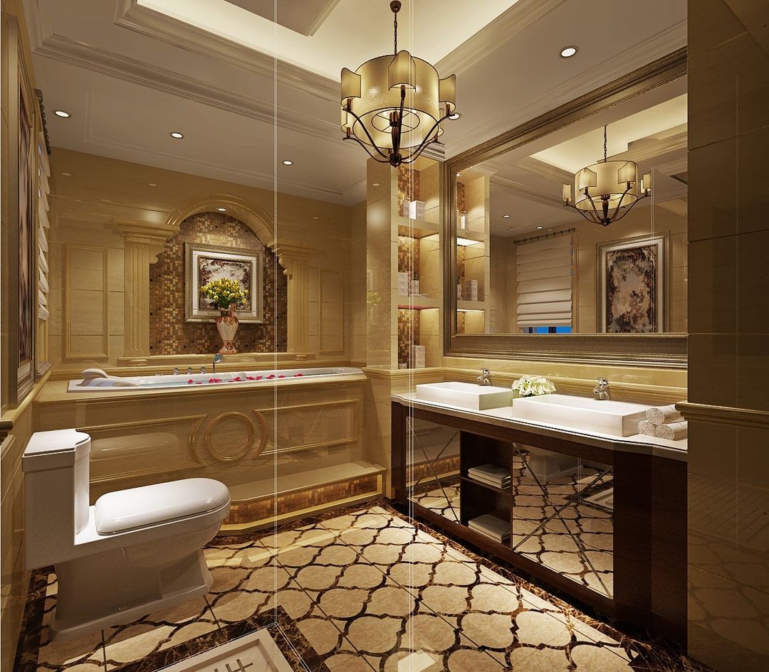 300平聯(lián)排別墅裝修 房主不管不顧效果卻令人驚艷