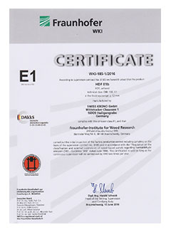 環(huán)保體系達到歐標(biāo)E1級